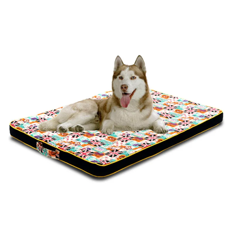 Zeloravianex Thickened Pet Dog Mat Printed Canvas and Oxford Fabric Multiple Sizes