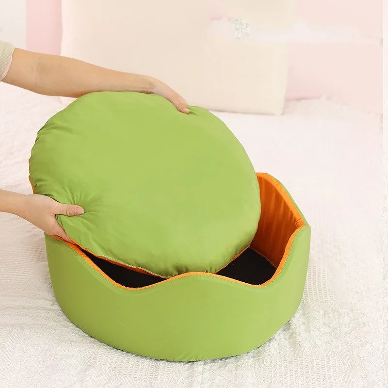 Zeloravianex Ice Silk Pet Nest Breathable Cooling Bed Small to Large